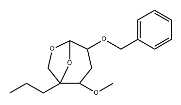 .beta.-L-ribo-Hexopyranose, 1,6-anhydro-3-deoxy-4-O-methyl-2-O-(phenylmethyl)-5-C-propyl-