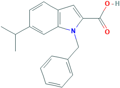 6-(1-Methylethyl)-1-(phenylmethyl)-1H-indole-2-carboxylic Acid