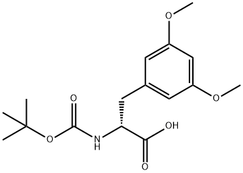 (2R)-3-(3,5-dimethoxyphenyl)-2-[(2-methylpropan-2-yl)oxycarbonylamino]propanoic acid