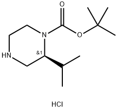 (S)-2-异丙基哌嗪-1-羧酸叔丁酯盐酸盐