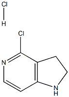 4-CHLORO-2,3-DIHYDRO-1H-PYRROLO[3,2-C]PYRIDINE HYDROCHLORIDE (1:1 )