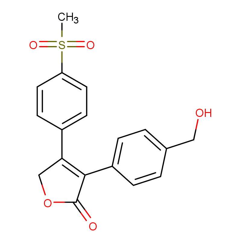 4-[4-(hydroxymethyl)phenyl]-3-(4-methylsulfonylphenyl)-2H-furan-5-one