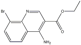 4-Amino-8-bromoquinoline-3-carboxylic acid ethyl ester