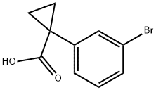 1-(3-Bromophenyl)-1-carboxycyclopropane, 1-(1-Carboxycycloprop-1-yl)-3-bromobenzene