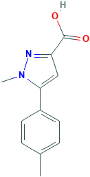 1-甲基-5-(4-甲基苯基)-1H-吡唑-3-羧酸