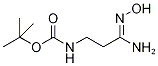 叔丁基(Z)-(3-氨基-3-(羟基亚氨基)丙基)氨基甲酸酯