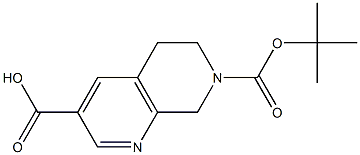 7-(tert-Butoxycarbonyl)-5,6,7,8-tetrahydro-1,7-naphthyridine-3-carboxylic acid