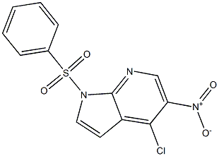 1-(苯磺酰基)-4-氯-5-硝基-1H-吡咯并[2,3-B]吡啶