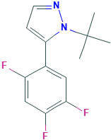 1-(tert-Butyl)-5-(2,4,5-trifluorophenyl)-1H-pyrazole