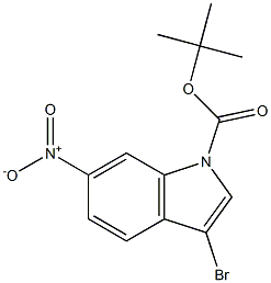 N-BOC-3-溴-6-硝基吲哚