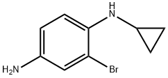 1,4-Benzenediamine, 2-bromo-N1-cyclopropyl-