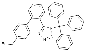 5-(4'-Bromomethyl-1,1'-biphenyl-2-yl)-1-triphenylmethyl-1H-tetrazole