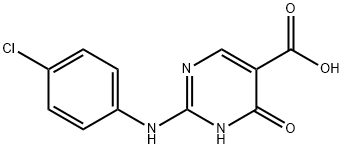 2-((4-chlorophenyl)amino)-4-oxo-1,4-dihydropyrimidine-5-carboxylic acid