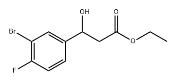 Ethyl 3-(3-bromo-4-fluorophenyl)-3-hydroxypropanoate