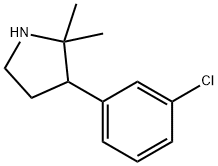 3-(3-chlorophenyl)-2,2-dimethylpyrrolidine