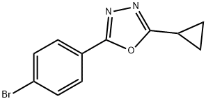 1,3,4-Oxadiazole, 2-(4-bromophenyl)-5-cyclopropyl-