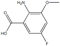 2-氨基-5-氟-3-甲氧基苯甲酸