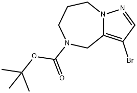 4H-Pyrazolo[1,5-a][1,4]diazepine-5(6H)-carboxylic acid, 3-bromo-7,8-dihydro-, 1,1-dimethylethyl ester