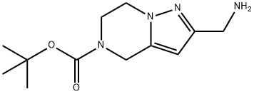 Pyrazolo[1,5-a]pyrazine-5(4H)-carboxylic acid, 2-(aminomethyl)-6,7-dihydro-, 1,1-dimethylethyl ester