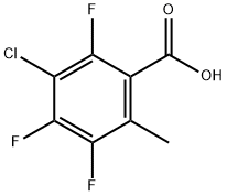 Benzoic acid, 3-chloro-2,4,5-trifluoro-6-methyl-