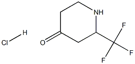 2-(trifluoromethyl)piperidin-4-one hydrochloride