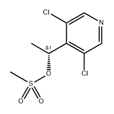 4-Pyridinemethanol, 3,5-dichloro-α-methyl-, 4-methanesulfonate, (αR)-