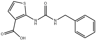 3-Thiophenecarboxylic acid, 2-[[[(phenylmethyl)amino]carbonyl]amino]-