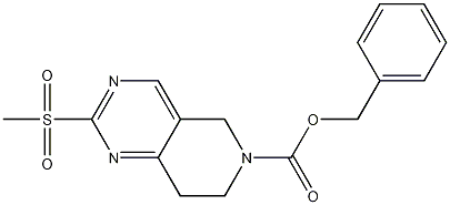 Benzyl 2-(methylsulfonyl)-7,8-dihydropyrido[4,3-d]pyrimidine-6(5H)-carboxylate