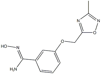 (Z)-N'-Hydroxy-3-((3-methyl-1,2,4-oxadiazol-5-yl)methoxy)benzimidamide