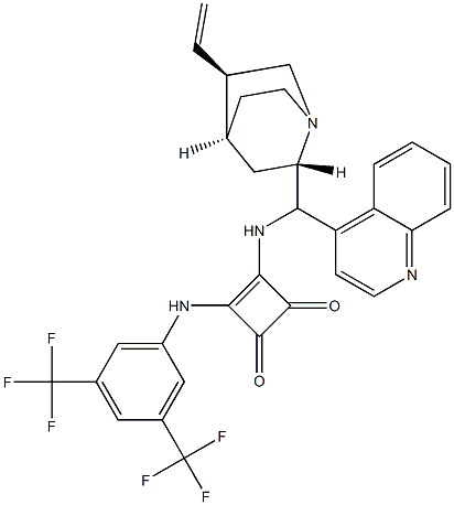 3-[[3,5-双(三氟甲基)苯基]氨基]-4-[(8α,9S)-奎宁-9-基氨基]-3-环丁-1,2-二酮