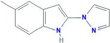 5-Methyl-2-(1H-pyrazol-1-yl)-1H-Indole