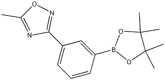 5-Methyl-3-(3-(4,4,5,5-tetramethyl-1,3,2-dioxaborolan-2-yl)phenyl)-1,2,4-oxadiazole