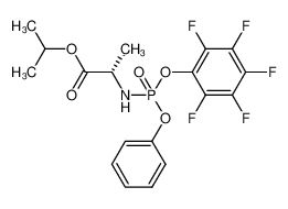 (2S)-Isopropyl 2-(((perfluorophenoxy)(phenoxy)phos phoryl)amino)propanoate...