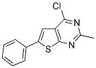 4-CHLORO-2-METHYL-6-PHENYL-THIENO[2,3-D]PYRIMIDINE