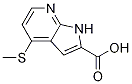 4-(methylthio)-1H-pyrrolo[2,3-b]pyridine-2-carboxylic acid