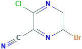6-溴-3-氯吡嗪-2-腈