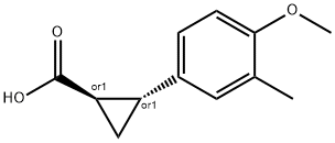 trans-2-(4-methoxy-3-methylphenyl)cyclopropane-1-carboxylic acid