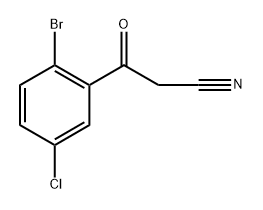 Benzenepropanenitrile, 2-bromo-5-chloro-β-oxo-