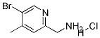 (5-bromo-4-methylpyridin-2-yl)methanamine hydrochloride