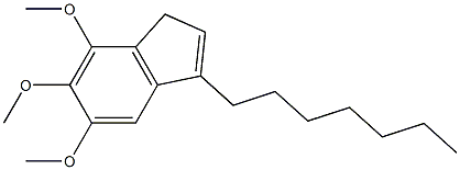 3-heptyl-5,6,7-trimethoxy-1H-indene