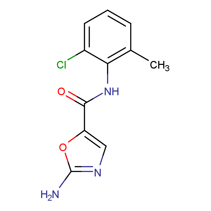 2-amino-N-(2-chloro-6-methylphenyl)-5-oxazolecarboxamide