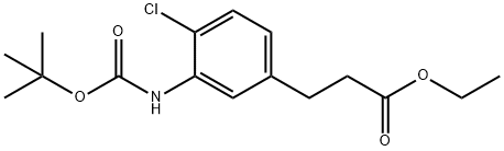 Ethyl 3-(3-((Tert-Butoxycarbonyl)Amino)-4-Chlorophenyl)Propanoate