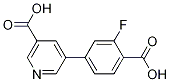 5-(4-Carboxy-3-fluorophenyl)nicotinic acid