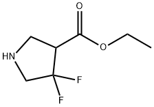 3-Pyrrolidinecarboxylic acid, 4,4-difluoro-, ethyl ester