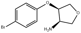 (3R,4R)-4-(4-bromophenoxy)oxolan-3-amine