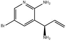 (R)-3-(1-aminoallyl)-5-bromopyridin-2-amine