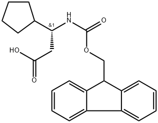 (3R)-3-cyclopentyl-3-({[(9H-fluoren-9-yl)methoxy]carbonyl}amino)propanoic acid