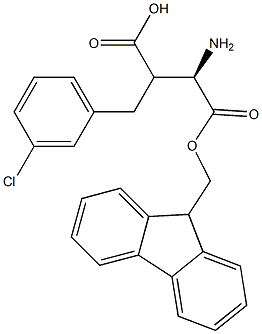 Fmoc-(R)-3-amino-2-(3-chlorobenzyl)propanoicacid