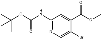 METHYL 5-BROMO-2-[(TERT-BUTOXYCARBONYL)AMINO]ISONICOTINATE