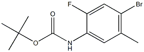 (4-Bromo-2-fluoro-5-methyl-phenyl)-carbamic acid tert-butyl ester